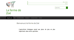 Desktop Screenshot of la-ferme-de-zoe.com