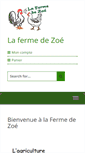 Mobile Screenshot of la-ferme-de-zoe.com